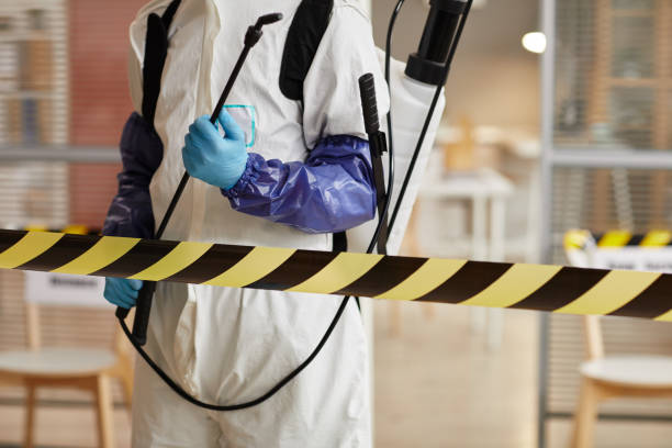 Professional Blood Cleanup technician working in Augusta, NJ